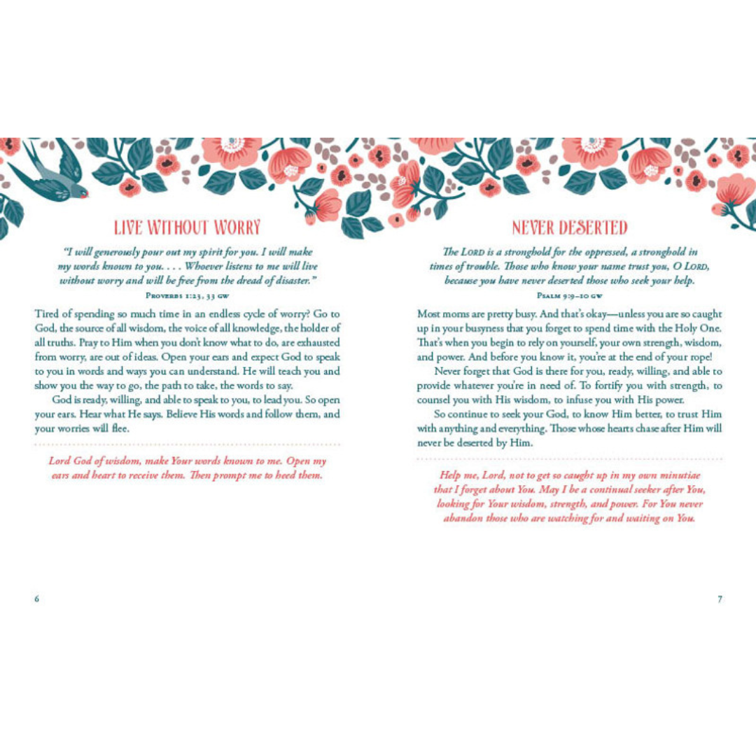 worry less pray more devotions for moms