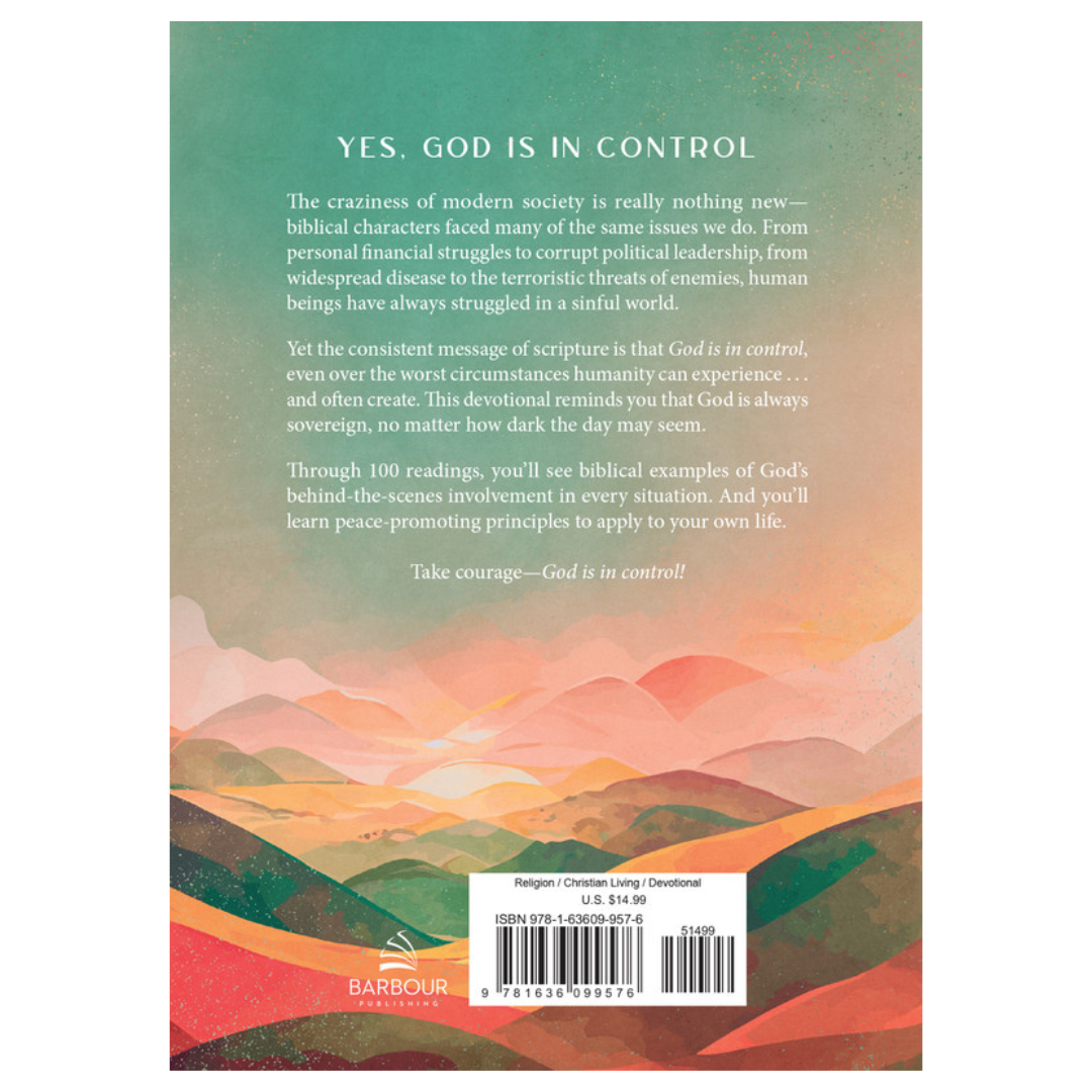 God is in control devotional book for women