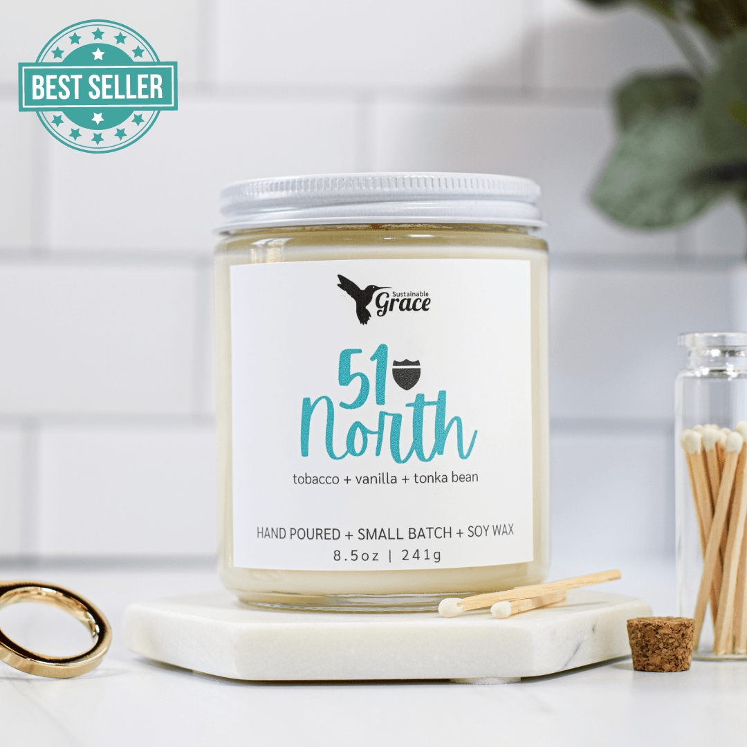 51 north soy candle