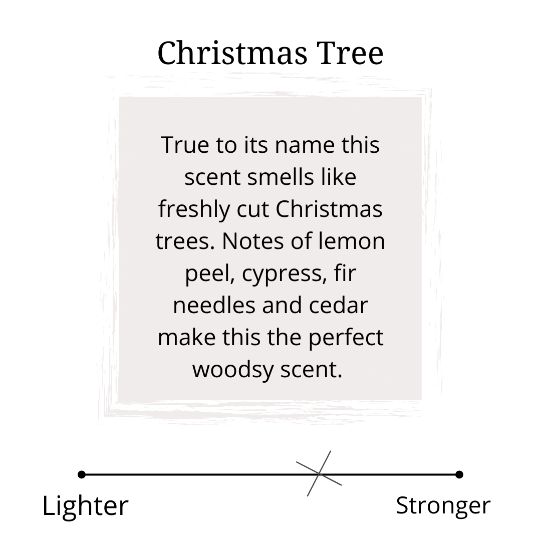 Christmas tree candle scent profile