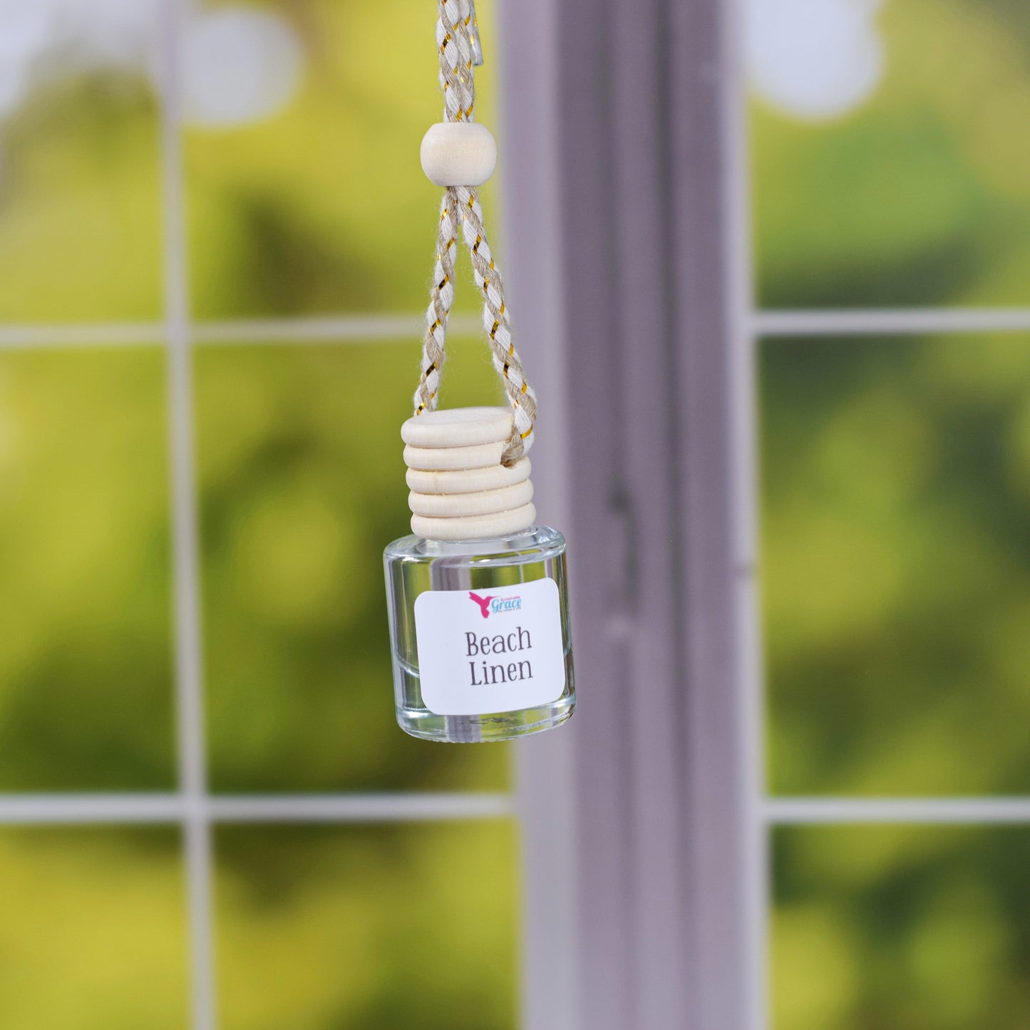 beach linen scented car diffuser