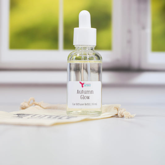 autumn glow car air freshener refill bottle