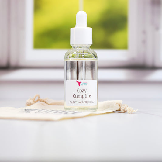 cozy campfire car air freshener refill bottle