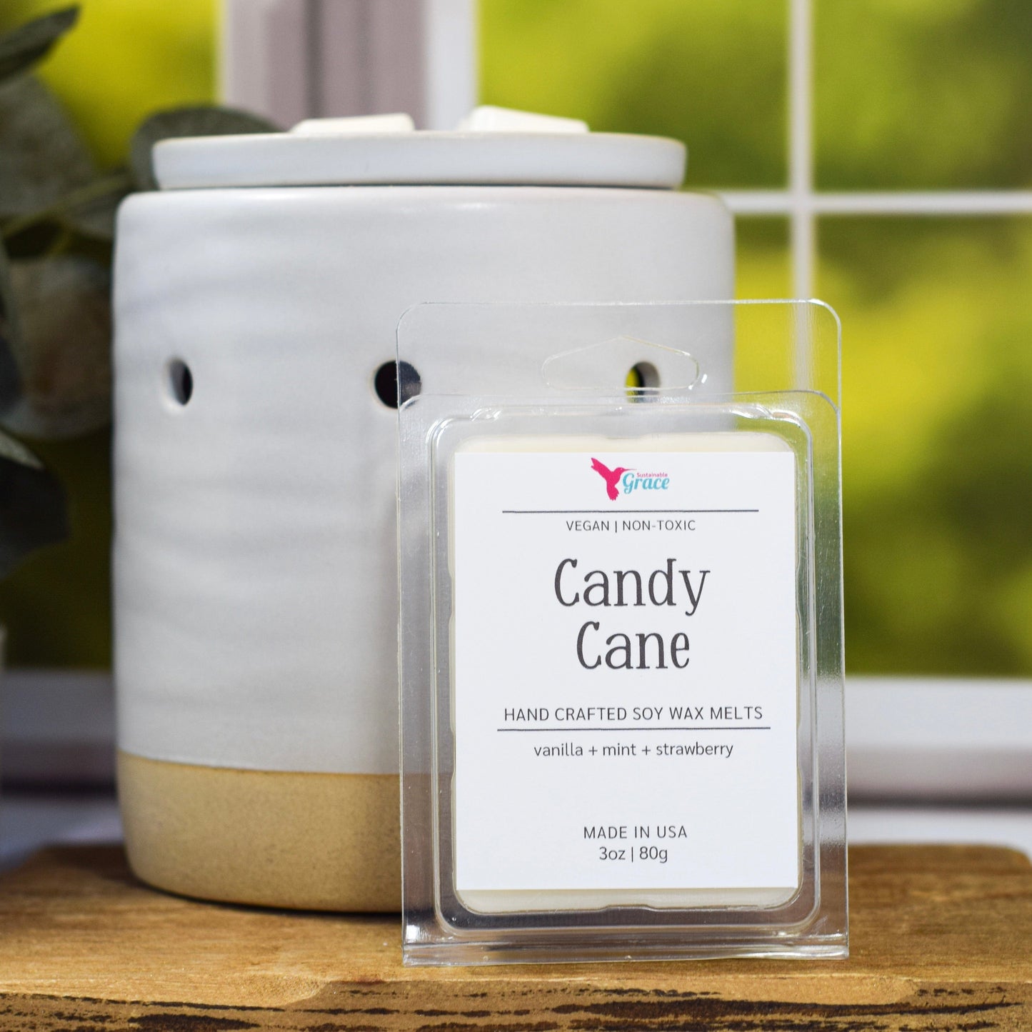 candy cane wax melts