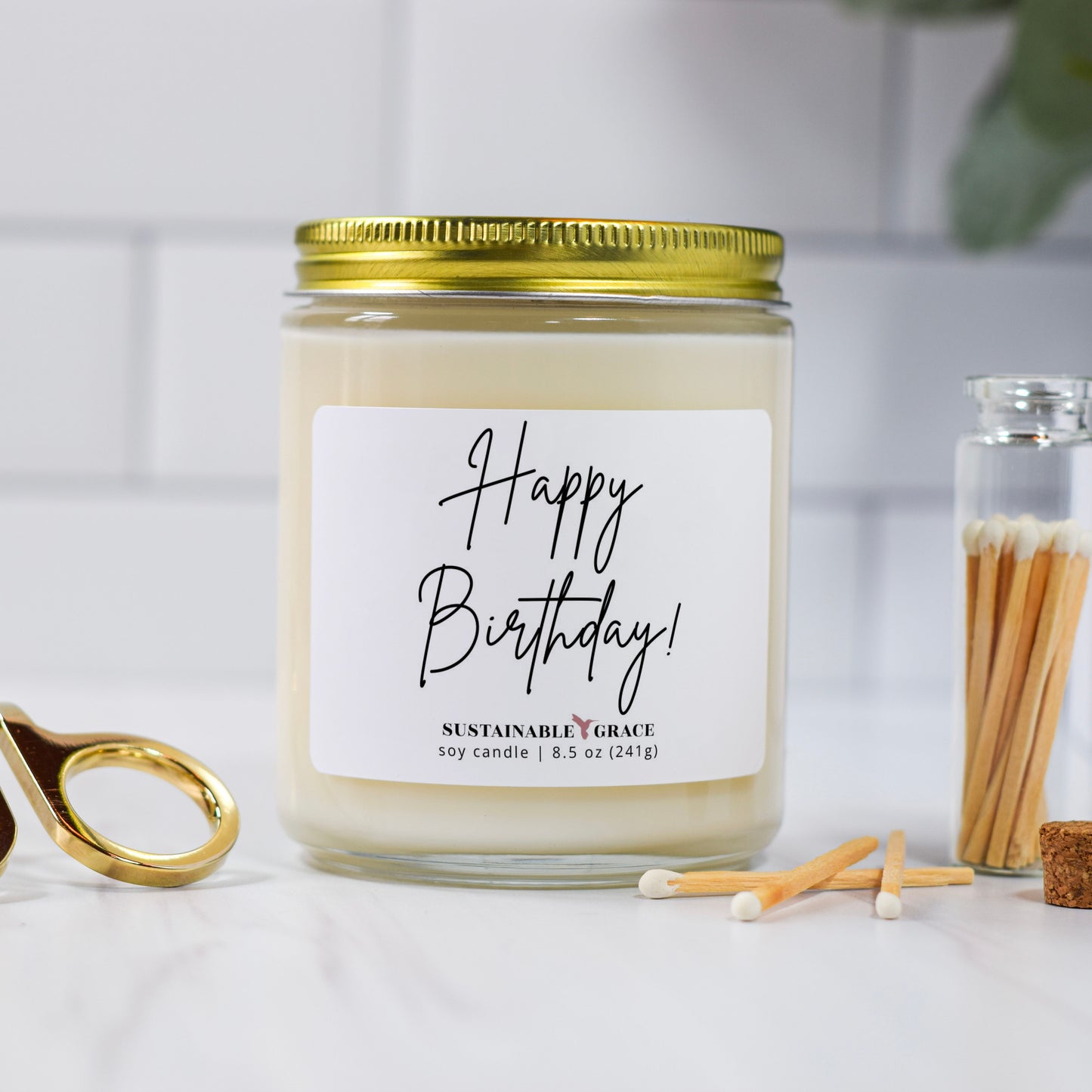 happy birthday candle gift