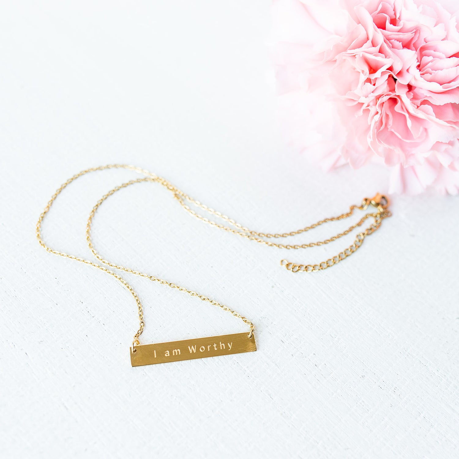 i am worthy necklace