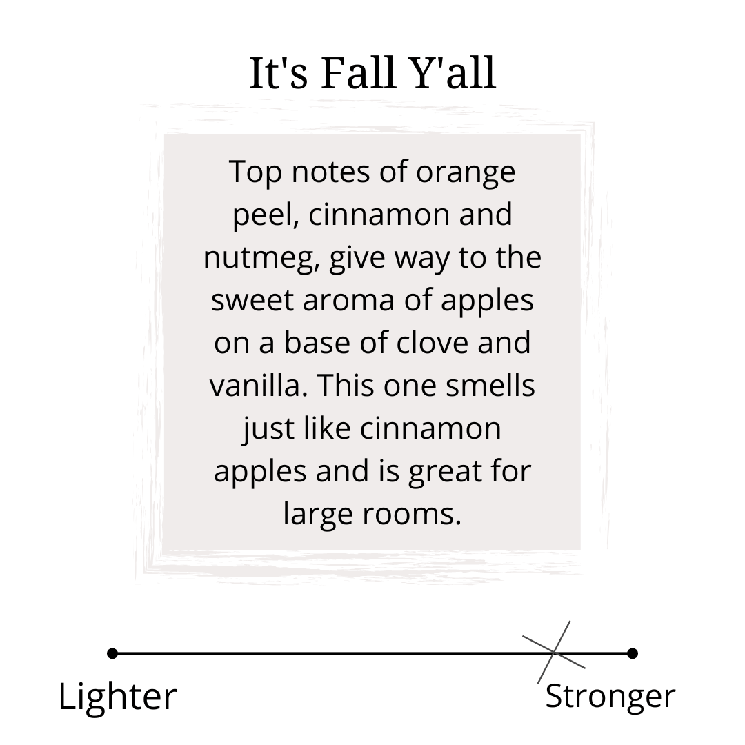 apple cider its fall yall soy based wax melts