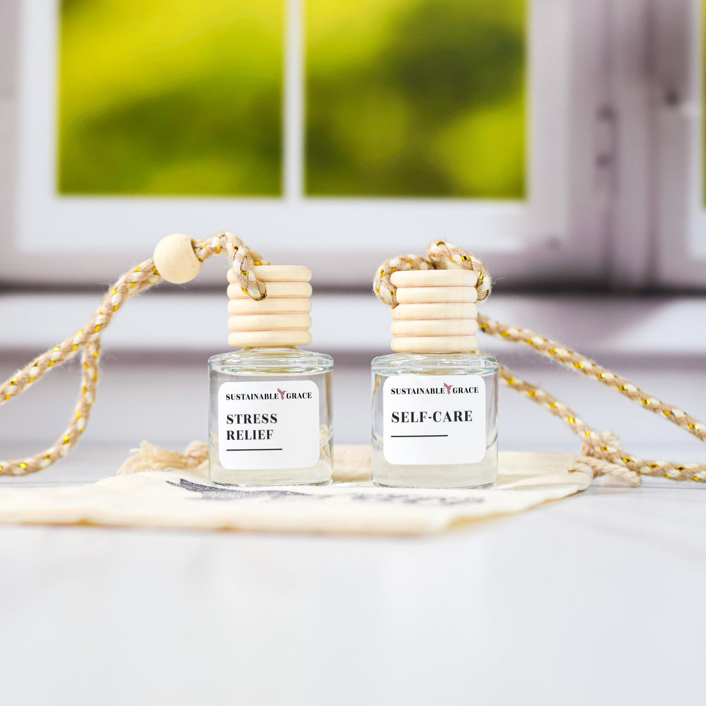 self care and stress relief car diffuser bundle