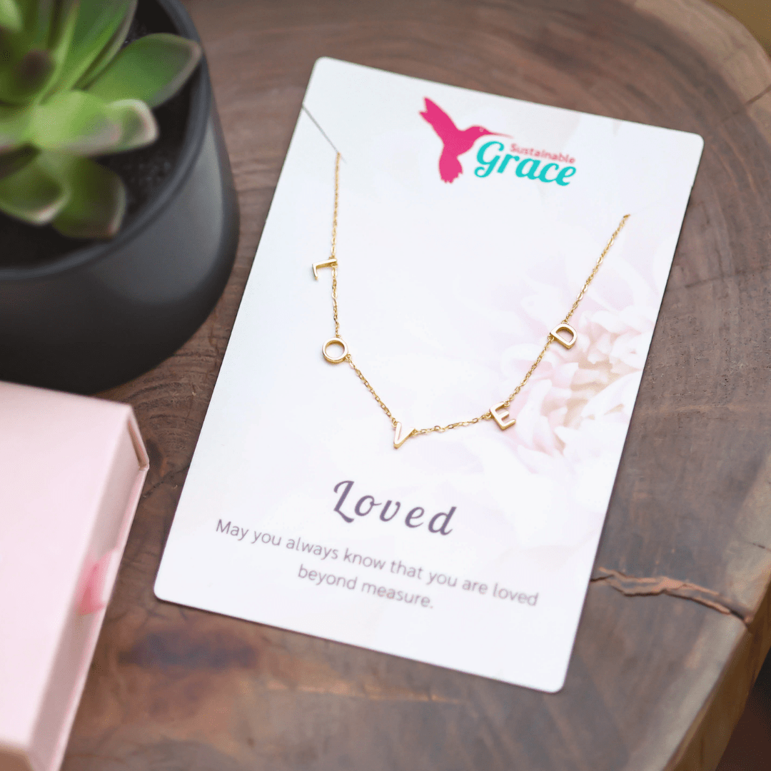 LOVED Letter Necklace
