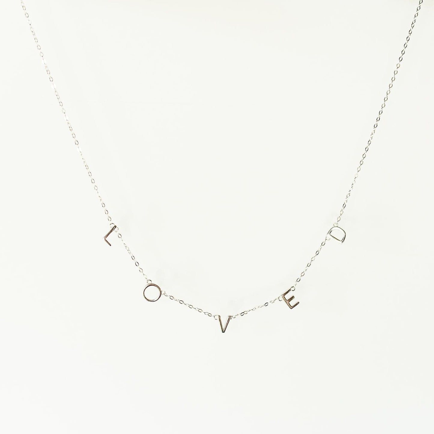 LOVED Letter Necklace