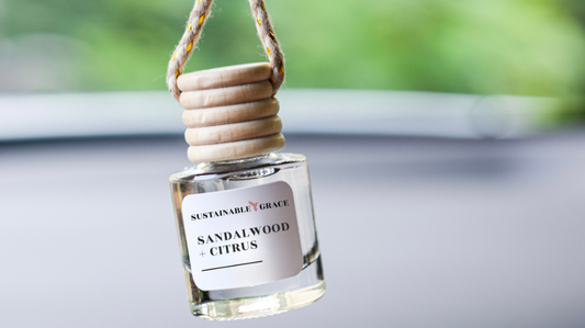 best selling sandalwood + citrus car air fresheners