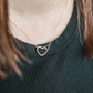gold interlocking hearts necklace 