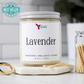 lavender soy candle