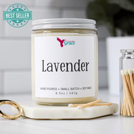 lavender soy candle