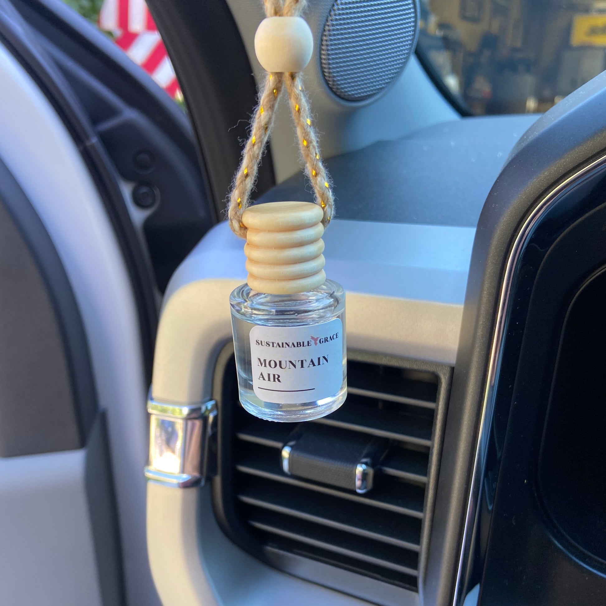 Mountain air car air freshener from sustainable Grace 