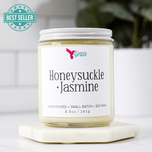 honeysuckle jasmine soy candle