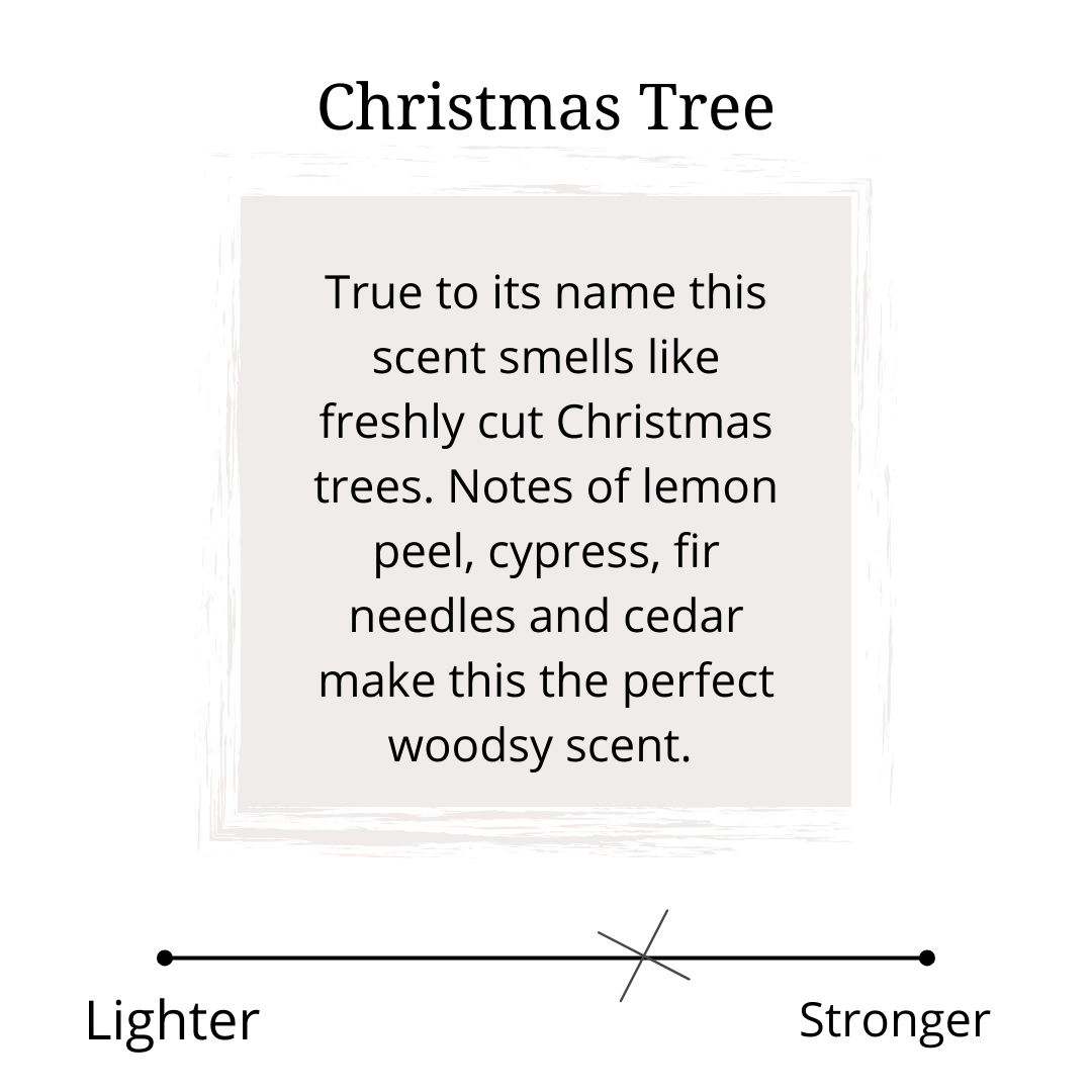 Christmas tree candle scent profile 
