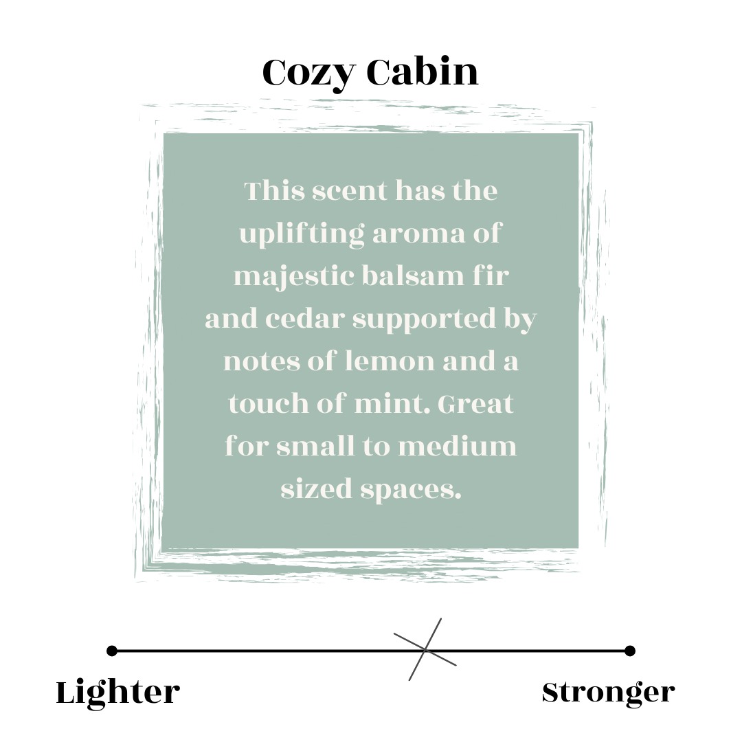 cozy cabin candle scent profile