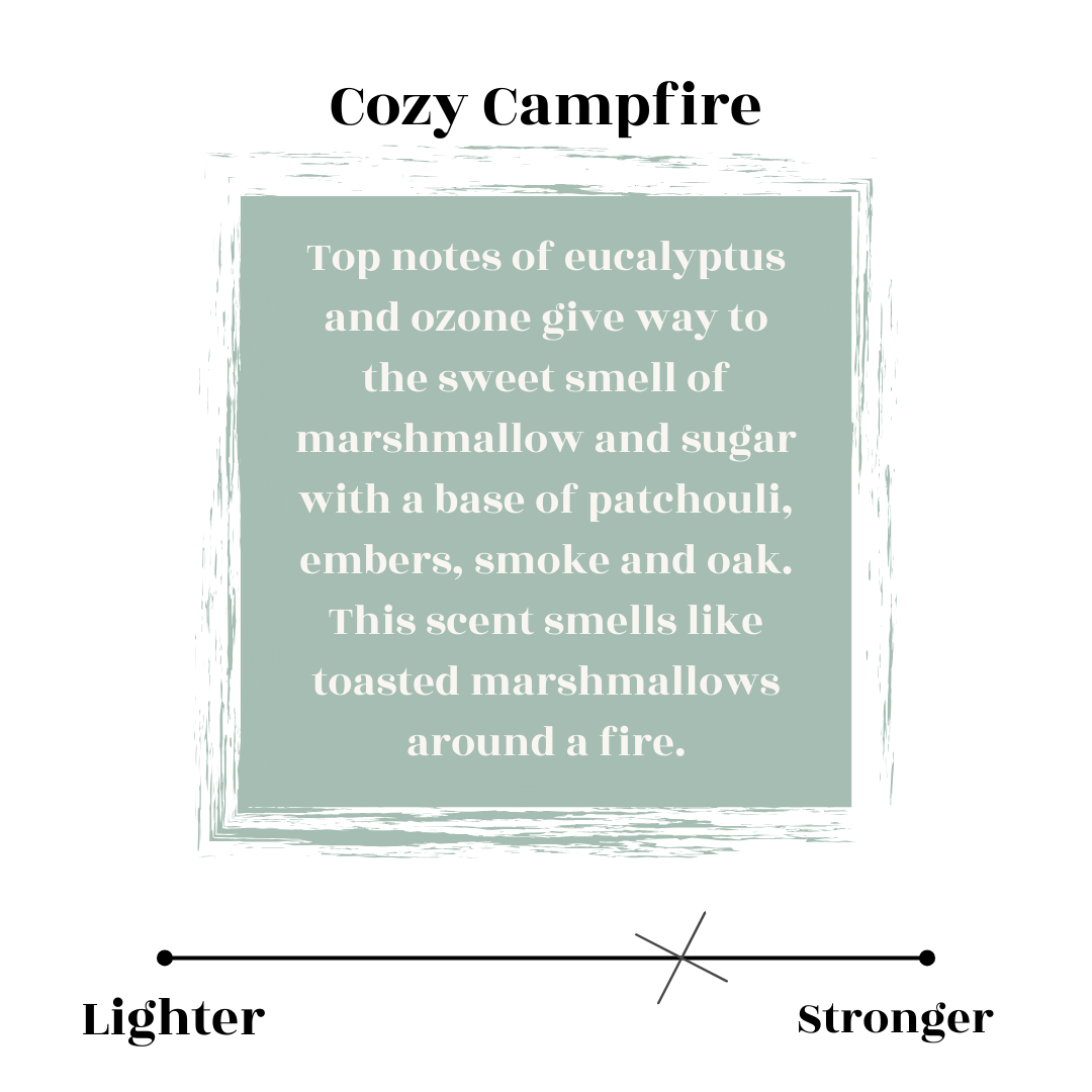 cozy campfire scent profile