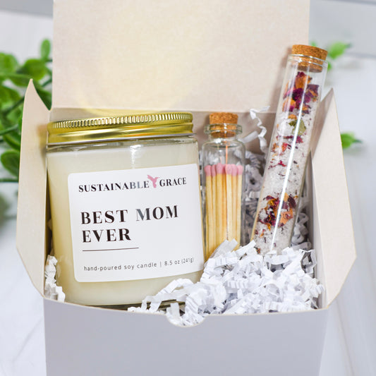 best mom ever candle gift set for mothers day