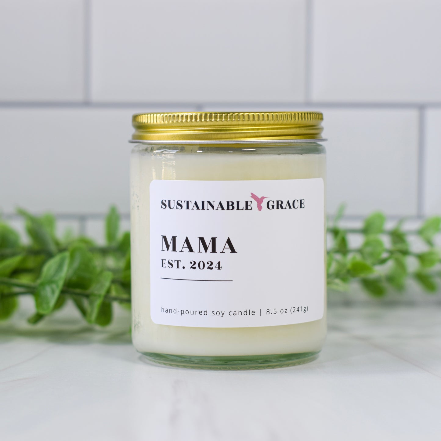 mama est 2024 soy candle gift for new moms
