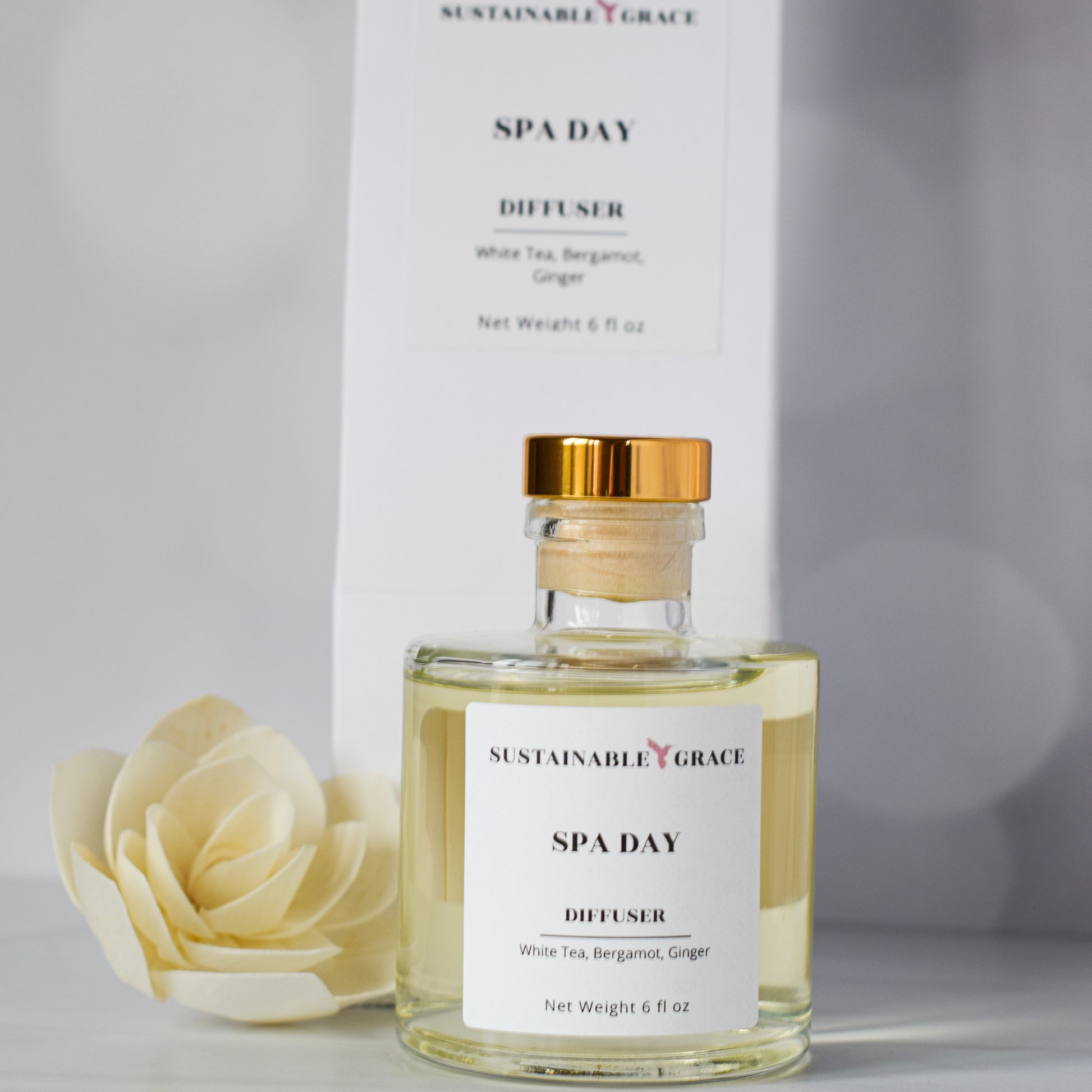 sola flower diffuser with box in spa day scent 