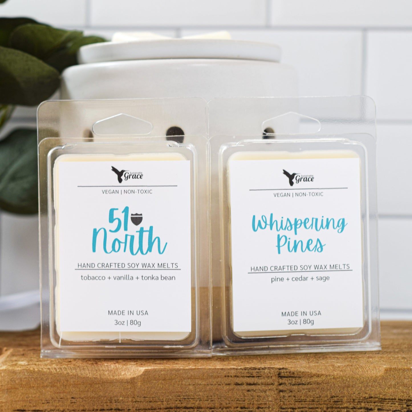 51 north and whispering pines soy based wax melts