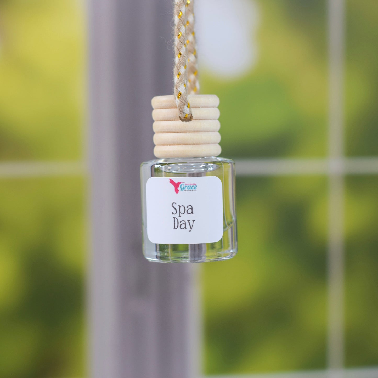 spa day hanging car diffuser 