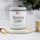 morning coffee scented soy wax candle 