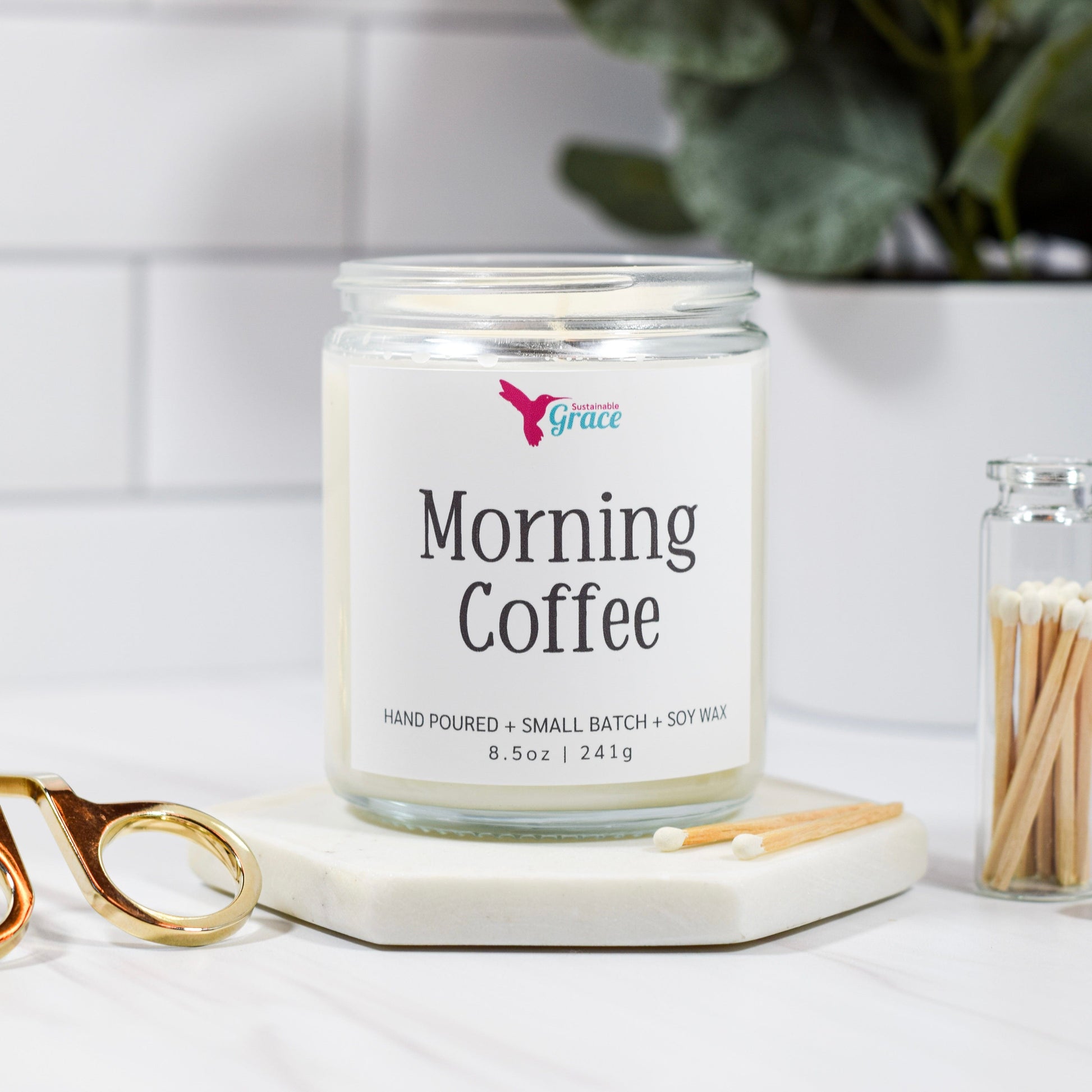morning coffee soy wax candle