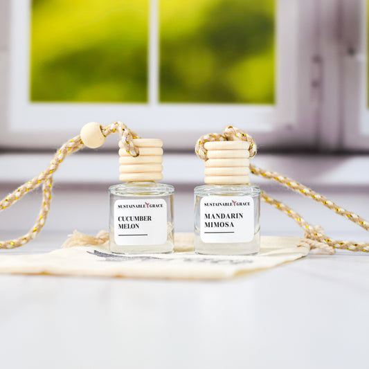 cucumber melon and mandarin mimosa car diffuser bundle limited edition 