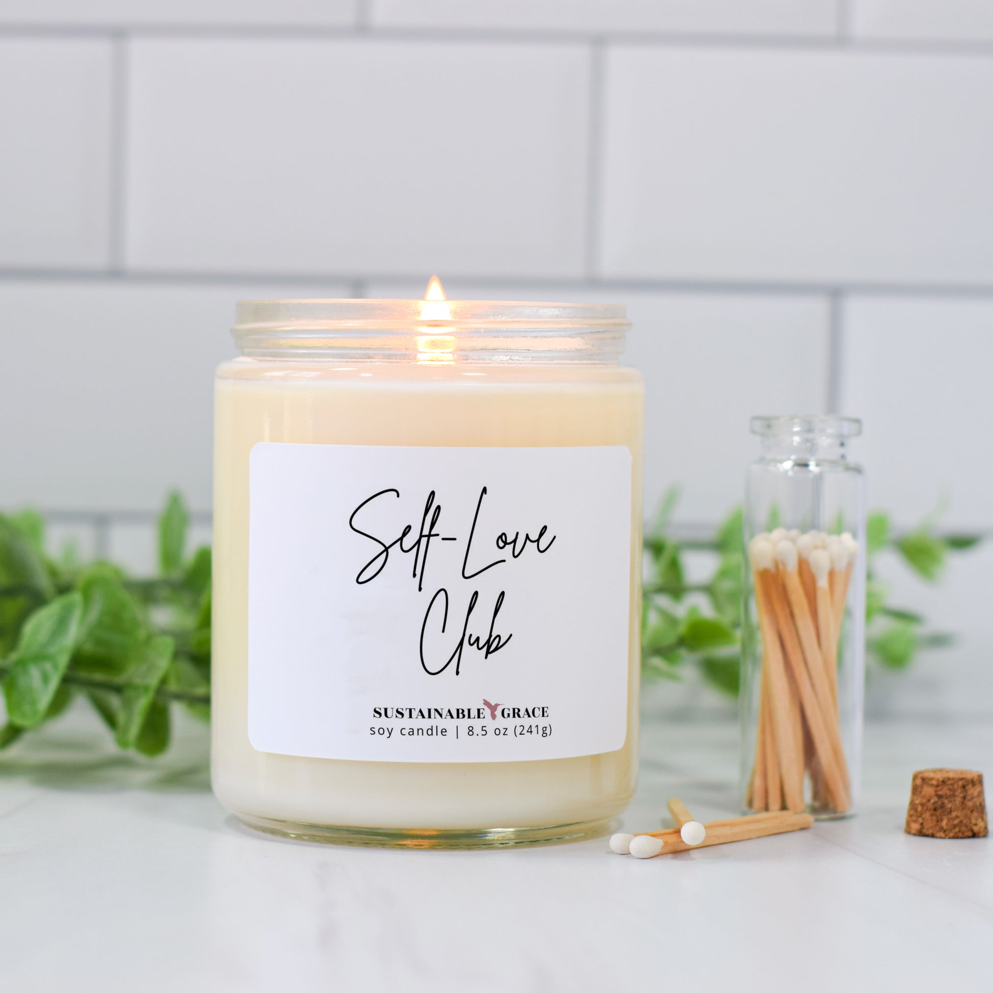 self love club candle 