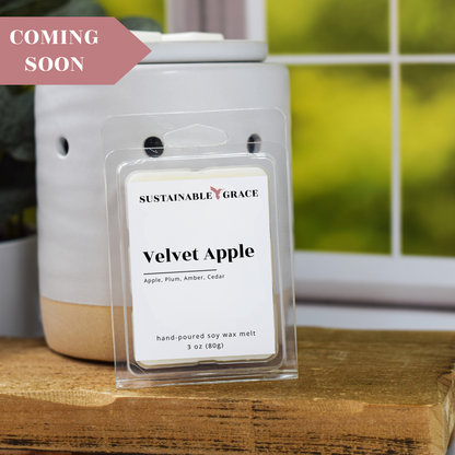 velvet apple wax melts from sustainable grace