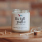 apple cider scented candle 