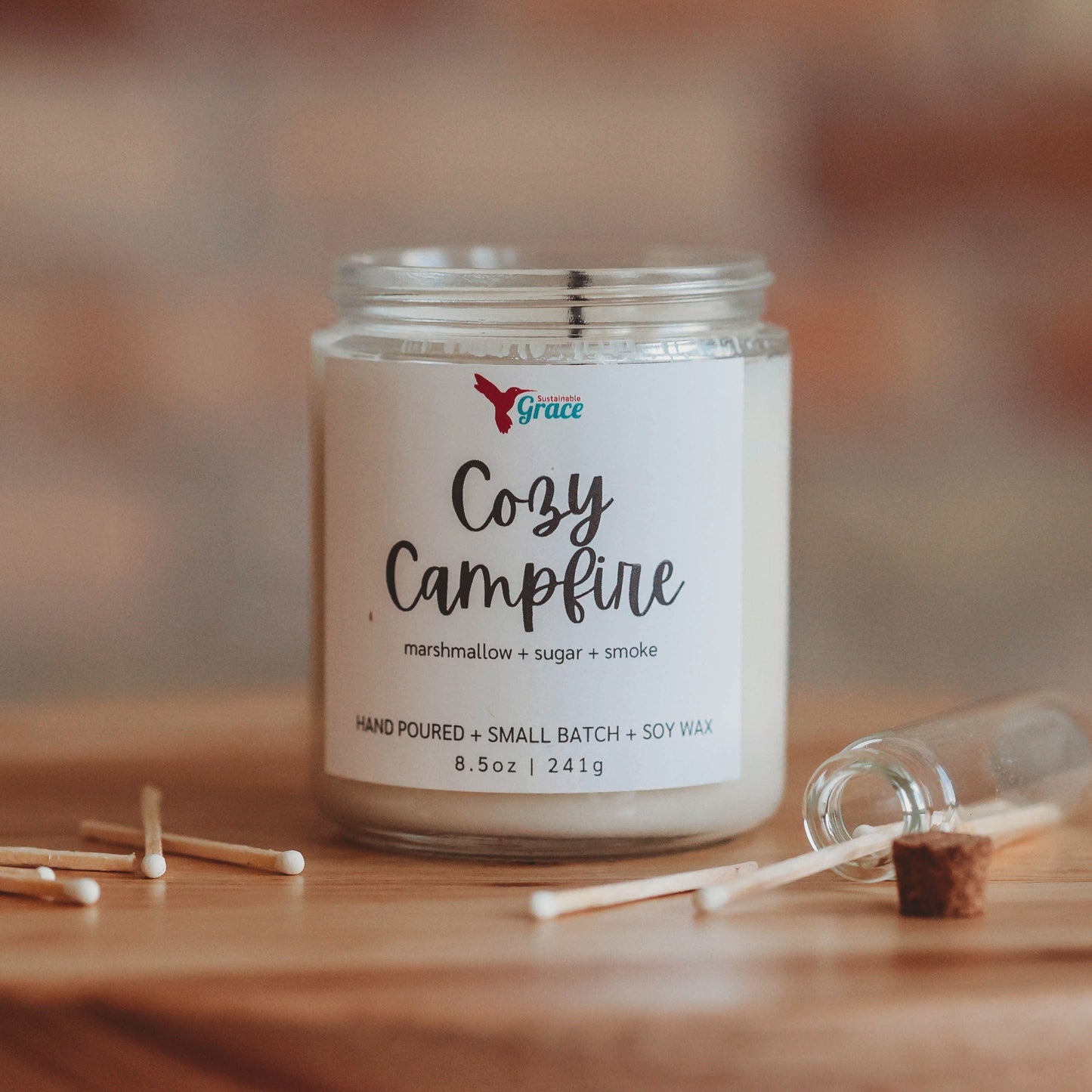 smores scented candle