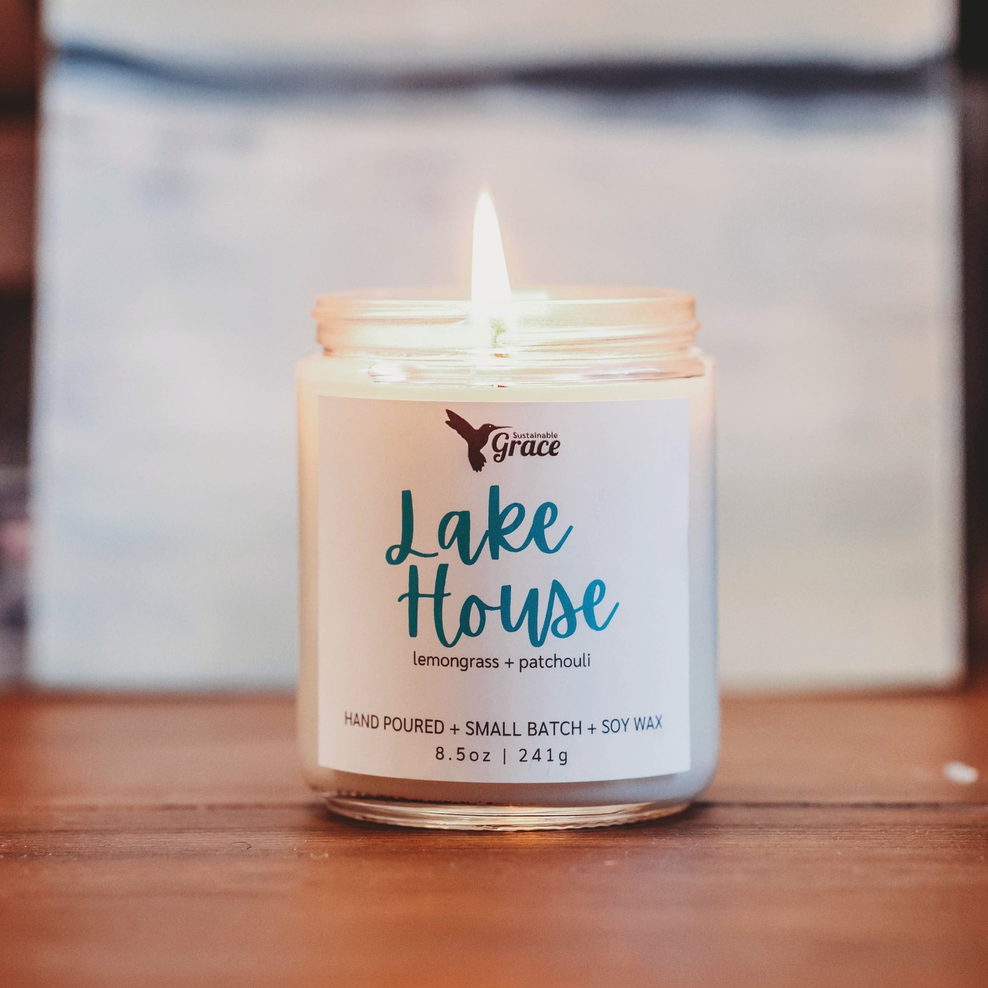 lake house soy wax candle 