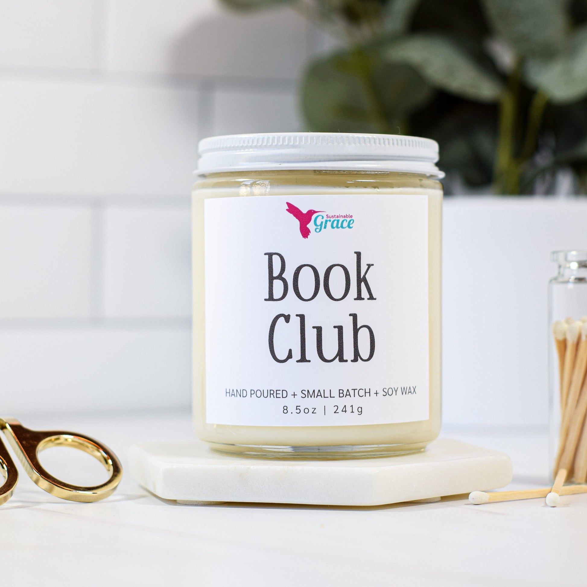 book club bookish candle 
