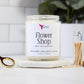 flower shop scented candle 