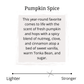 pumpkin spice scent profile 